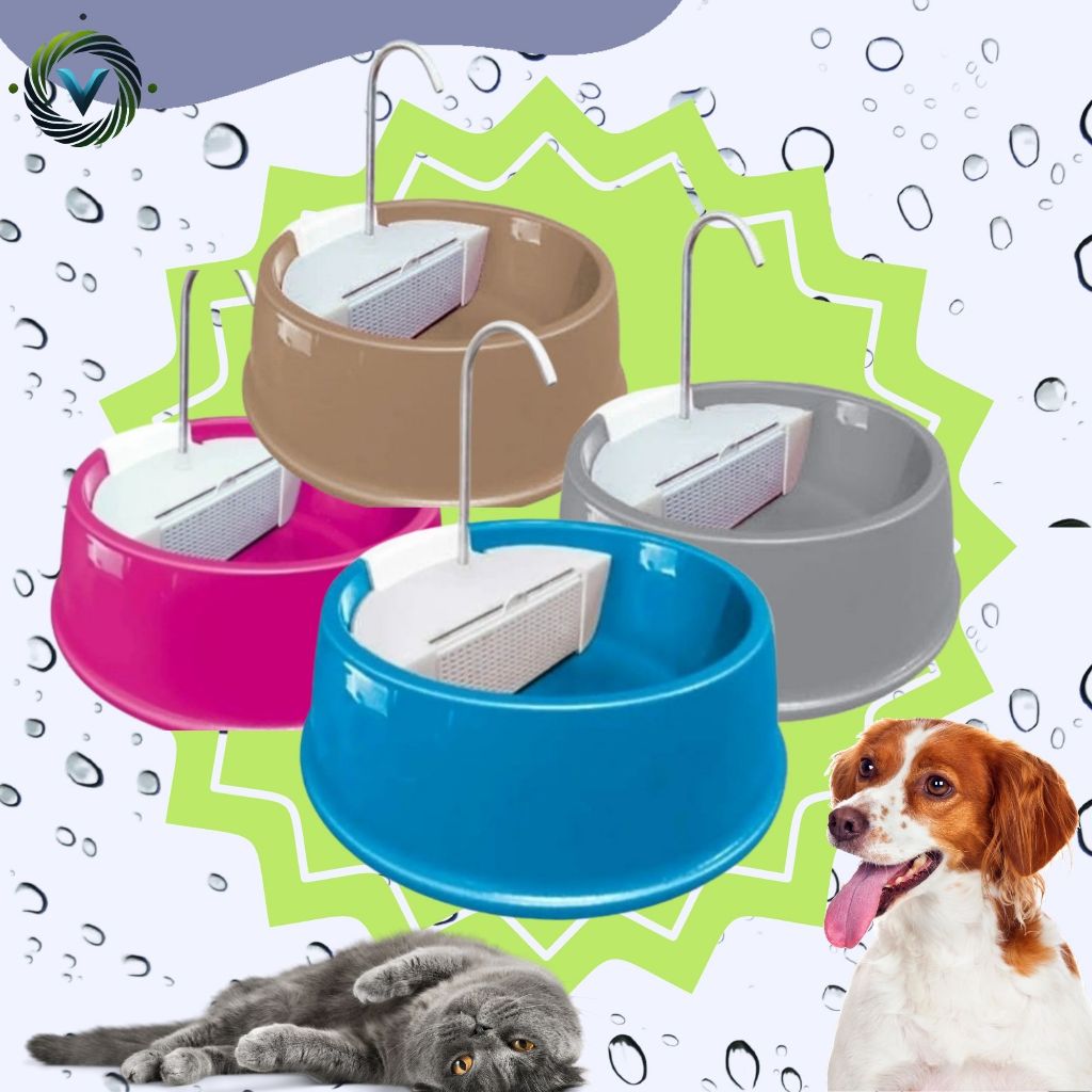 Fonte Purificador Água Bebedouro Automático Joy 1,5 Litros Furacão Pet Bivolt - Gatos Cães Cachorro Qualidade Hidratação