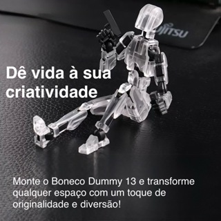 【DUMMY】Boneco Articulado Lucky 13 para Artistas - Modelo 3D 14cm com Acessórios, Presente Criativo em Oferta na Shopee