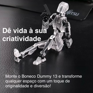 Boneco Dummy 13 Articulado - Kit Montagem 3D com 4 Armas, Presente Criativo para Crianças em Oferta na Shopee