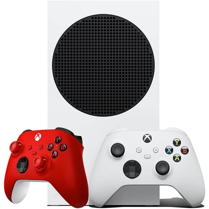 Console Xbox Series S 512GB Branco + Controle Extra Pulse Red | Pronta Entrega