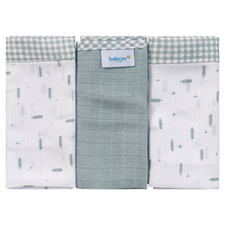 Paninho de Boca Kit 3 Unidades Baby Joy Classicos 100% Algodão Incomfral em Oferta na Shopee