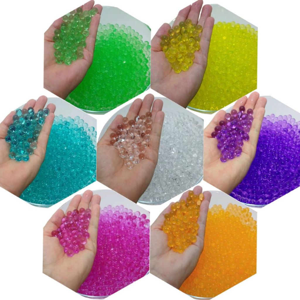 Bolinhas De Gel Cresce Na Água Decoração Vaso Plantas 6.000