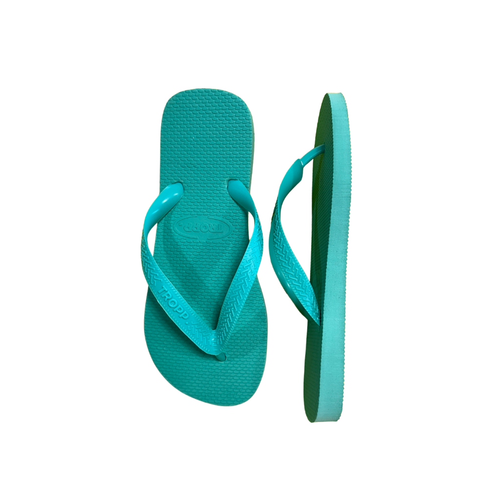 Chinelo Tropp Feminino Na Cor Verde Água