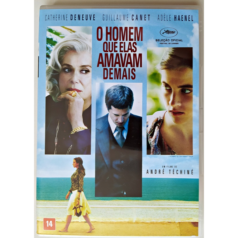 DVD: O Homem que elas Amavam Demais - Deneuve, Téchiné, Haenel - Filme Original