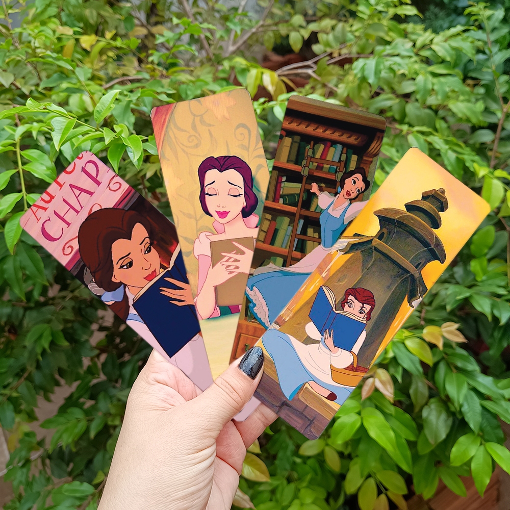 Kit com 4 Marcadores de Paginas Modelo Bela em Oferta na Shopee