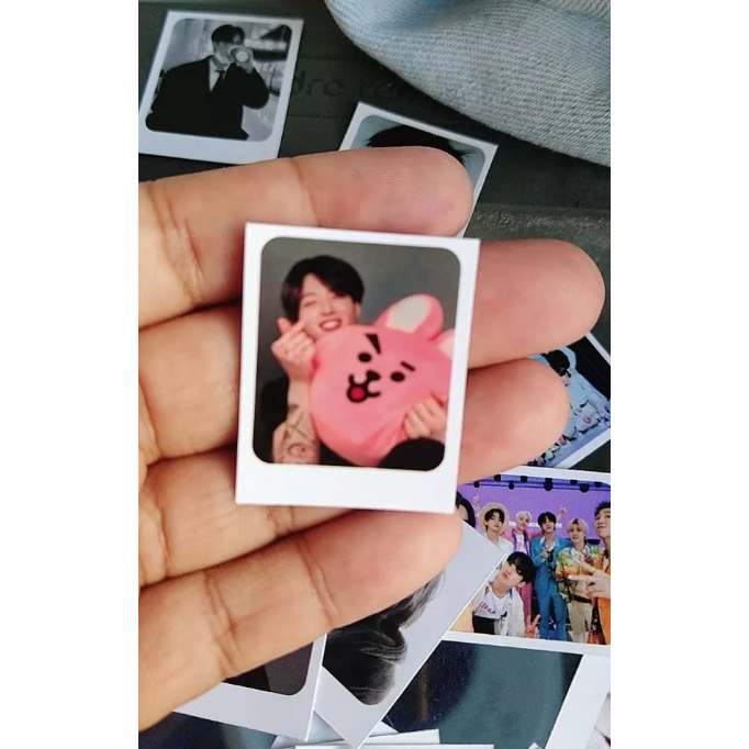Kit com 20 | 30 | 50 | 100 Mini Fotos BTS KPOP Capinha de Celular