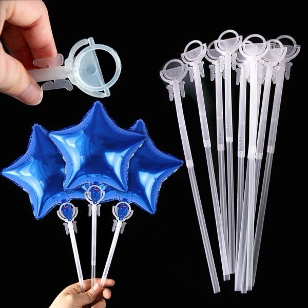 Mini Palito Vareta Suporte Mini Balão Metalizado Balão Latex Bexiga em Oferta na Shopee