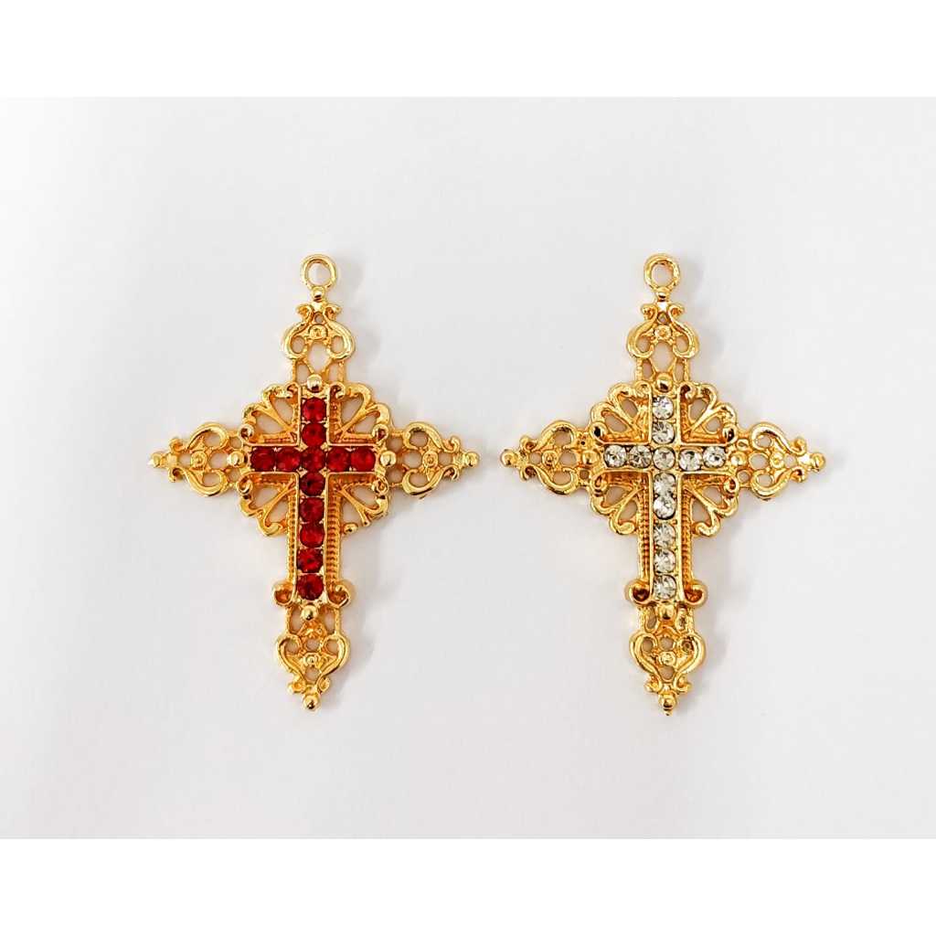 Pingente Cruz Cravejada em Oferta na Shopee