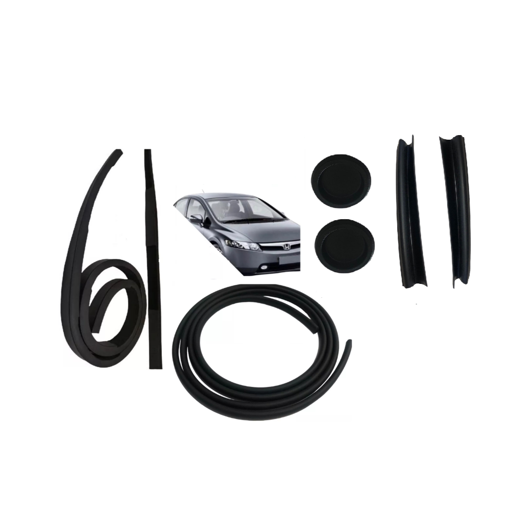 Kit Acabamento Para-brisa E Churrasqueira Do New Civic ( PROMOÇAO)