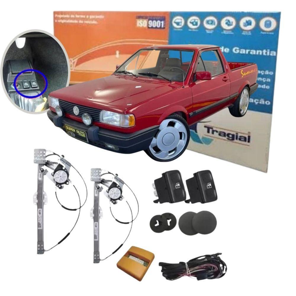 KIT VIDRO ELETR GOL/SAV 88/96 2P AE INT CONSOLE
