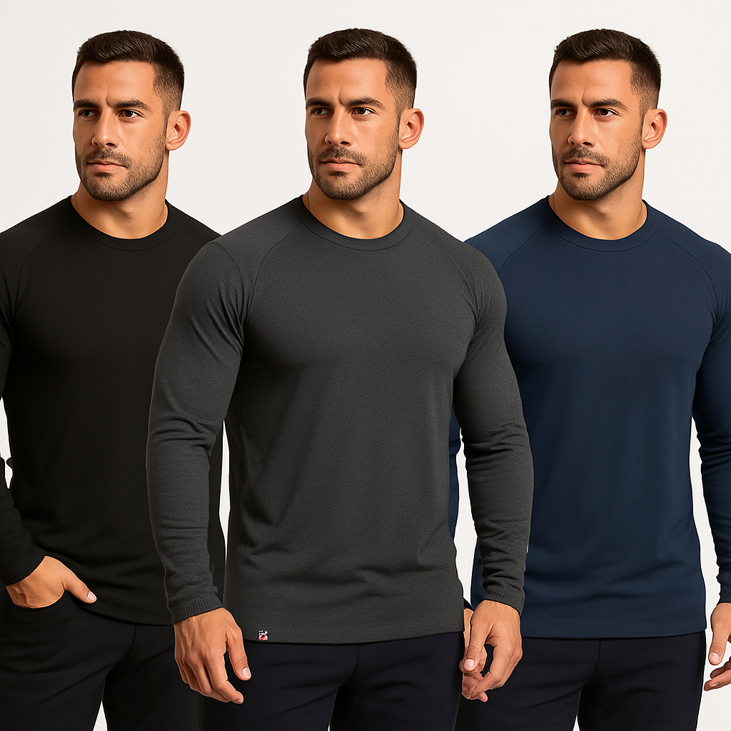 Kit 3 e 2 camisas Termicas Proteção Uv 50+ Camisa Fitness para academia Camisa Motoboy