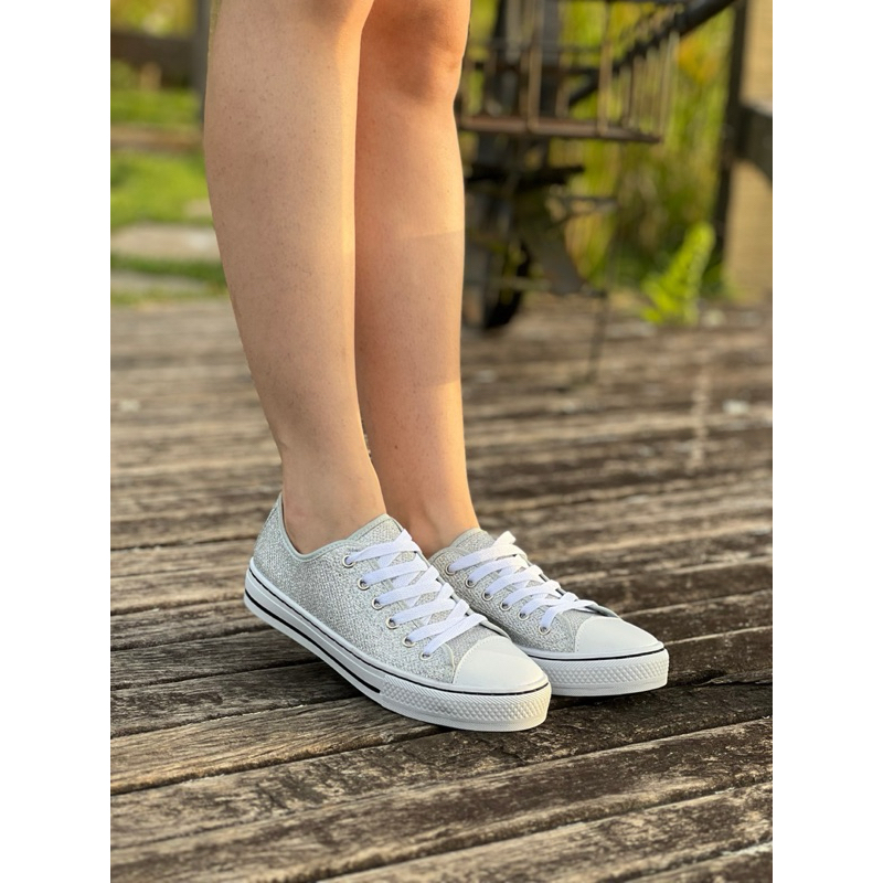 Tênis Feminino Star casual escola confortável macio e leve promoção em Oferta na Shopee