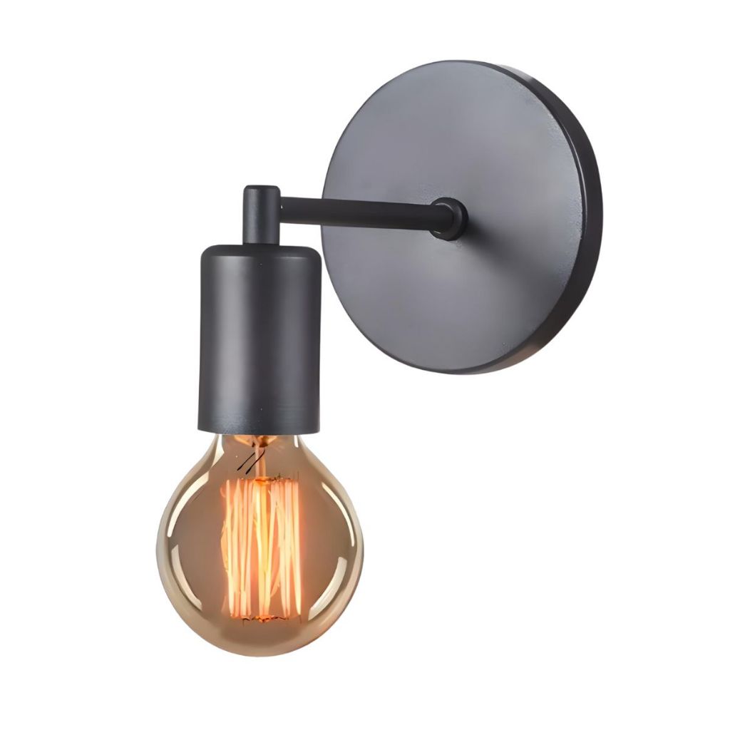 Arandela de parede estilo vintage retrô soquete para lâmpadas led comum E27 em Oferta na Shopee