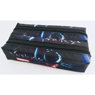 Estojo Escolar Venom  Box Grande Organizador Com Divisória Porta Caneta/lápis Cor em Oferta na Shopee