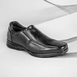 Sapato Social Oxford Esporte Fino Ortopédico Masculino de Couro Legitimo Sola de Borracha