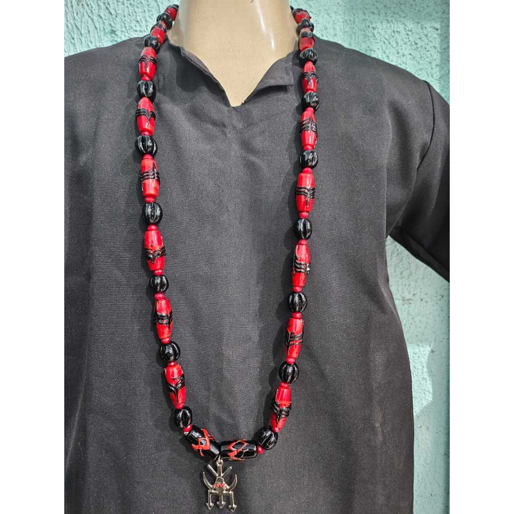 Braja Luxo Exu Fio De Conta Exu em Oferta na Shopee