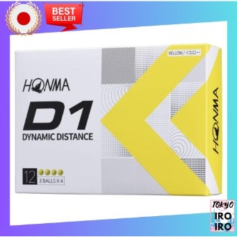 Qualidade Do Japãohonma Golf Honma D1 2022 Modelo BT2201 YE Amarelo 3 Dúzias (36 Bolas)