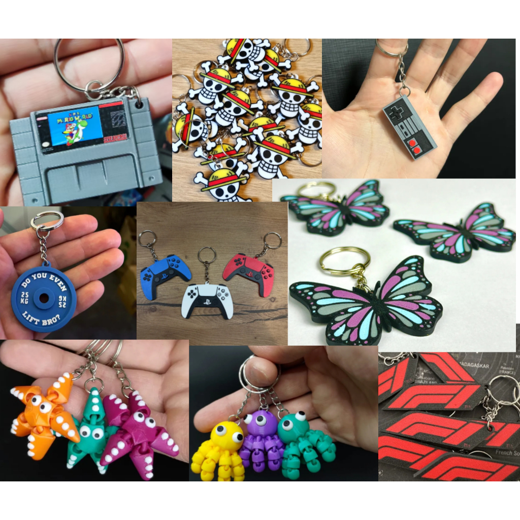 Chaveiro lembrancinha Personalizado e Articulado Vários Modelos Kit Brindes Festa - Aniversario