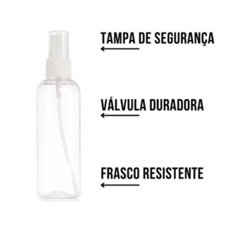 Frasco Pet 120ml com válvula spray em Oferta na Shopee