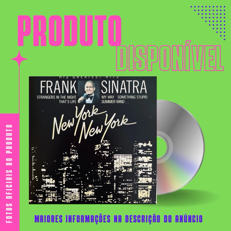 CD FRANK SINATRA - NEW YORK NEW YORK HIS GREATEST HITS
