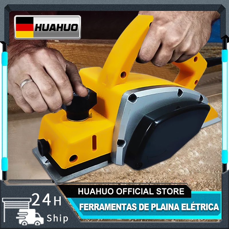 【 110V/220V】1380W Plaina Elétrica Industrial 800W Profissional Para Madeira.