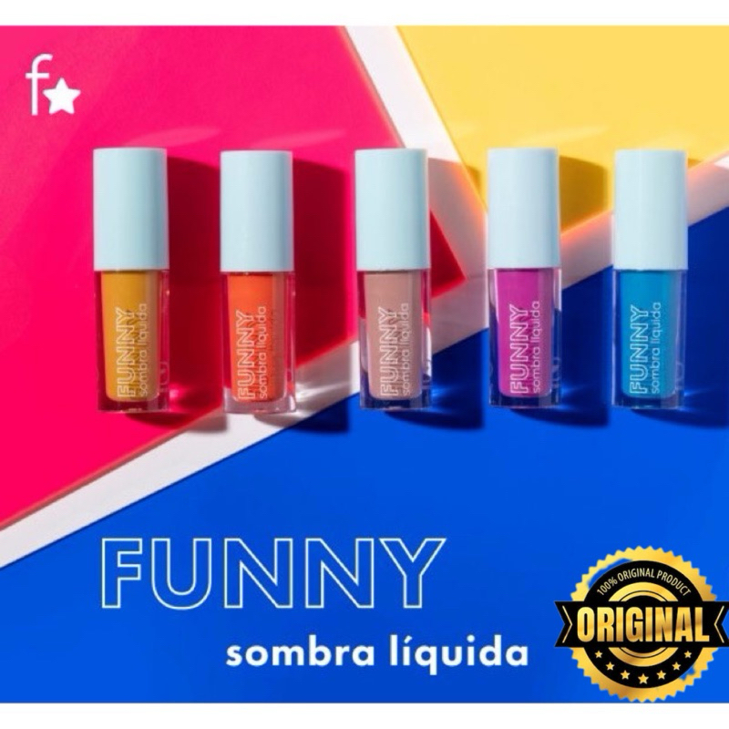 Frederika Make Funny Sombra Líquida Todas As Cores Splash e Charmy