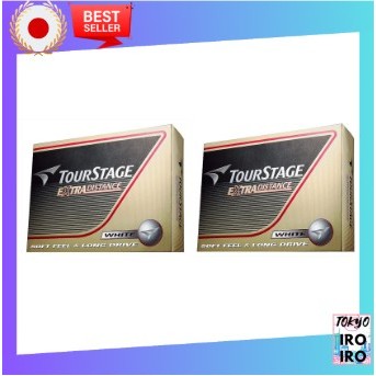 Conjunto De Bolas De Golfe Bridgestone De Qualidade Do Japão Tour Stage Extra Distance 2 Dúzias (24)