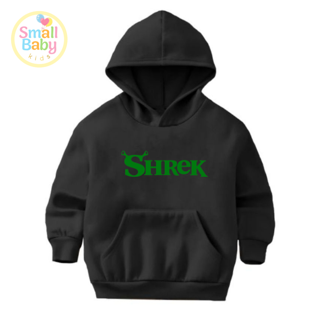 Blusa Moletom Infantil Juvenil Shrek Filme personagem Estampado Com Capuz Canguru Peluciado Adulto P ao GG