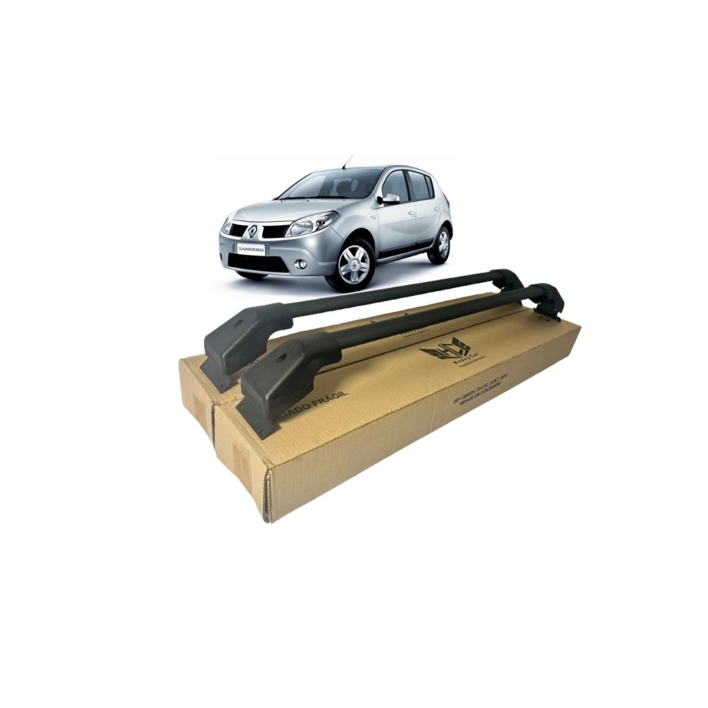 Rack De Teto Para Renault Sandero 2010 Até 2012 Bagageiro Robust
