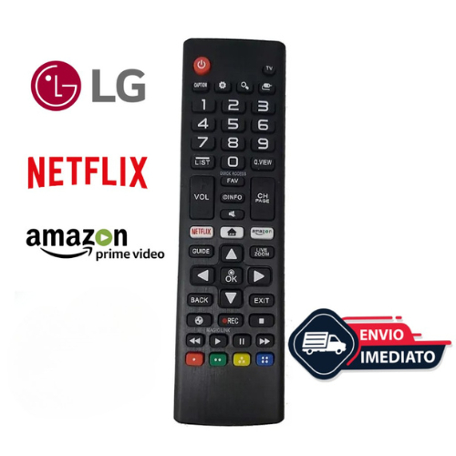Controle Remoto Para Smart LG Tv 32/43/49/50/55/65 Universal Controle 4k Remoto Netflix Amazon