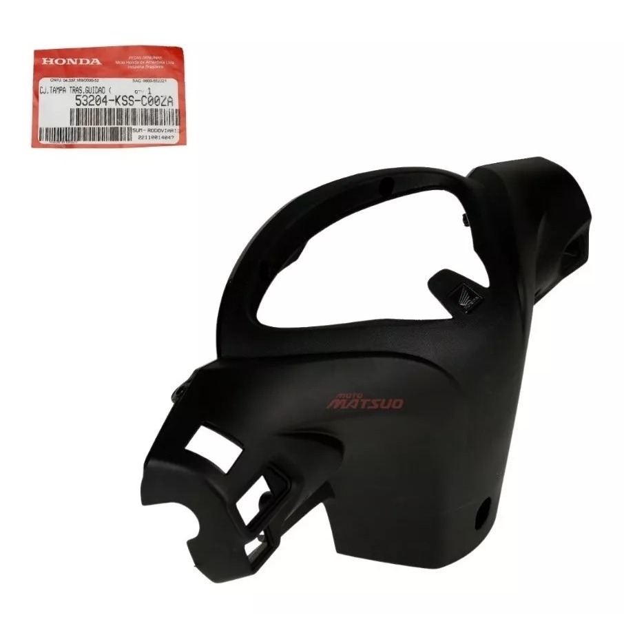 Carenagem Tampa Traseira Guidão Biz 125 2011 A 2017 Biz 100 2013 A 2015 Original Honda — imagem 2 de 2