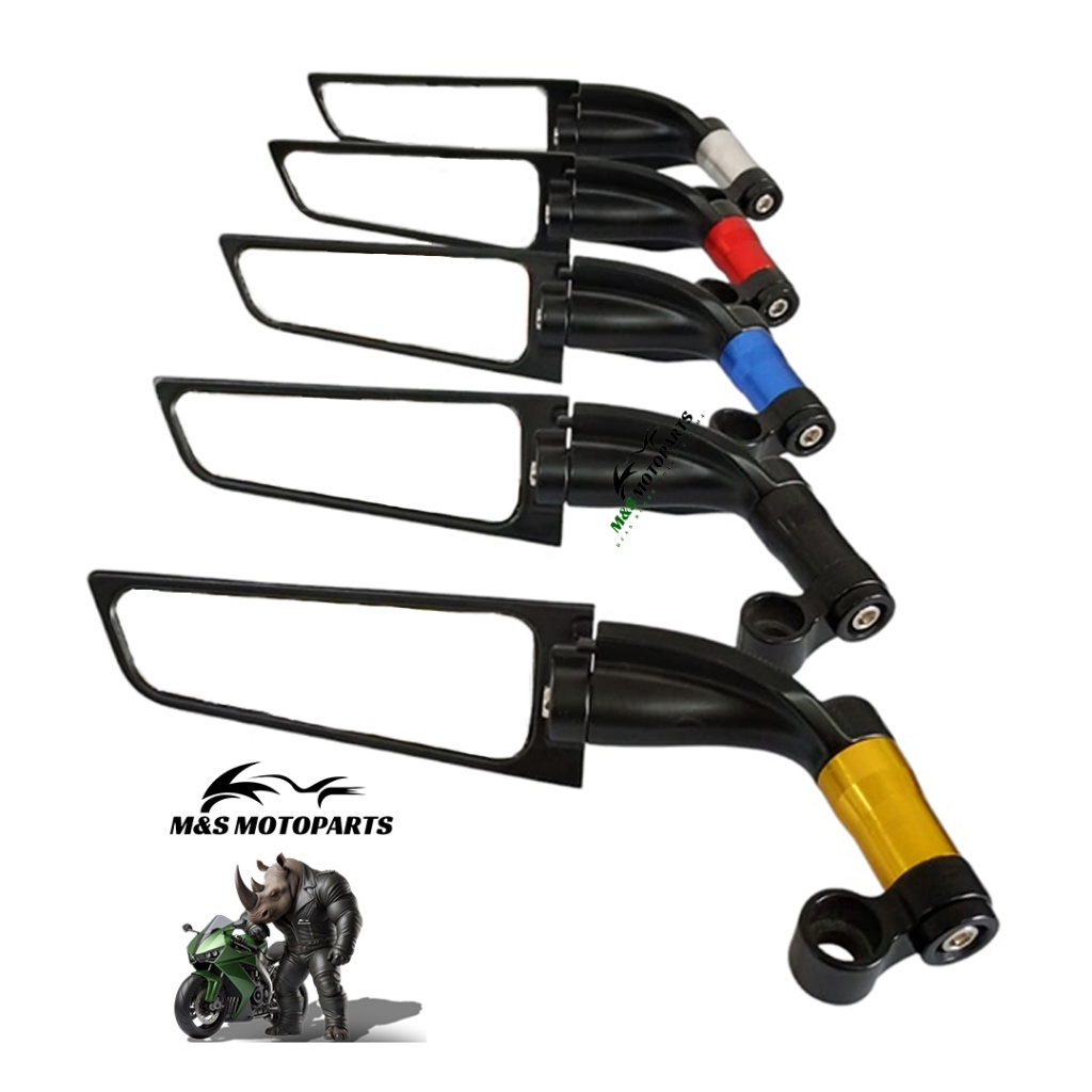 Retrovisor Asa De Vento AIRFOIL Para Motos Par de Espelhos Retrovisores