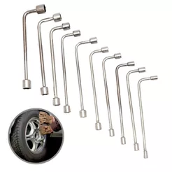 Jogo De Chave Biela Tipo L 10 Unidades 8m A 17mm Cromado