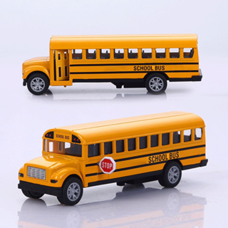 Miniatura Ônibus Escolar de Metal Abre Porta Ferro em Oferta na Shopee