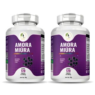 KIT C/2 Amora Miura 240 Capsulas cada pote Vitamina C Zinco Selênio  - Fits Life * em Oferta na Shopee