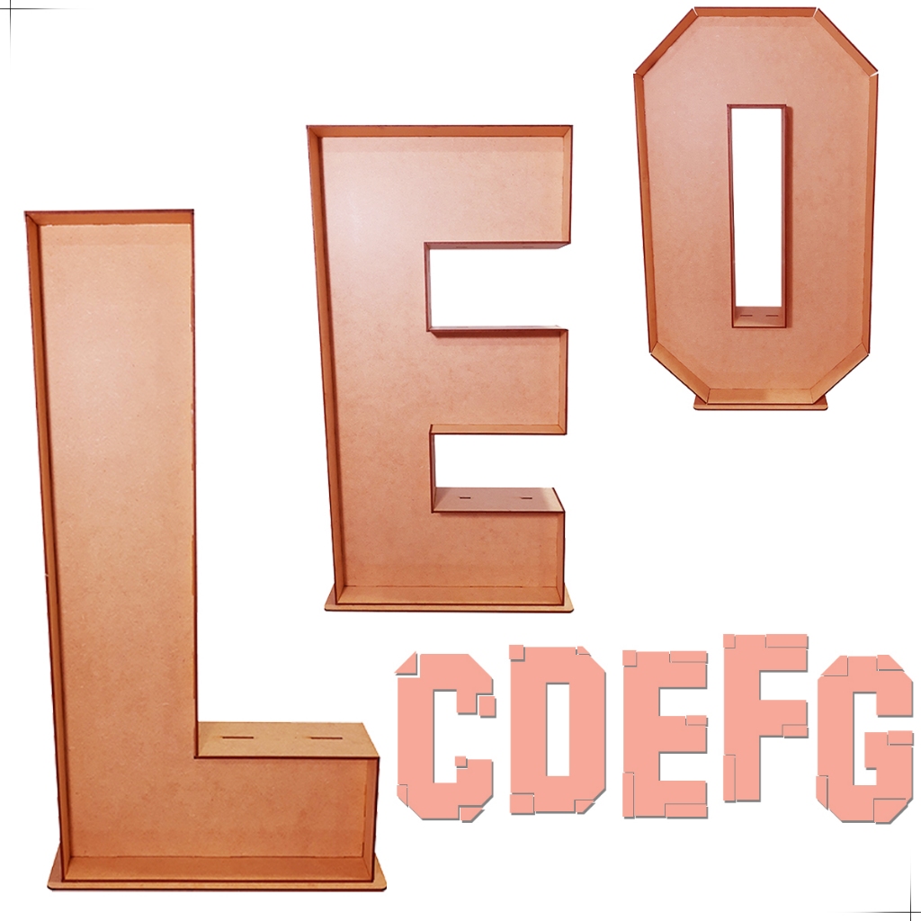 2 Letras Caixa Alta MDF 3D Para Chão 60cm Altura Mdf Aniversario Noivos Casal 15 Anos Debutante