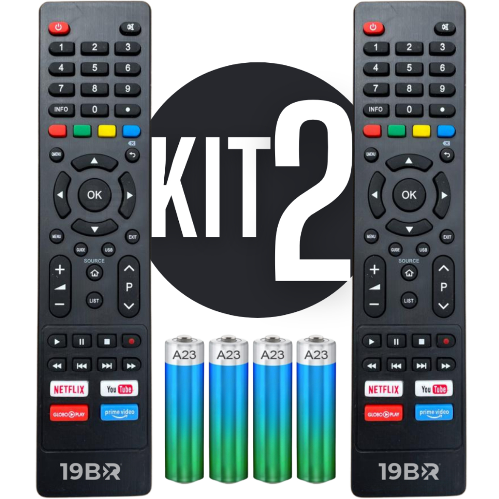 Imagem Controle Tv Para Philco Smart 4k Tecla Netflix Globo Play You Tube