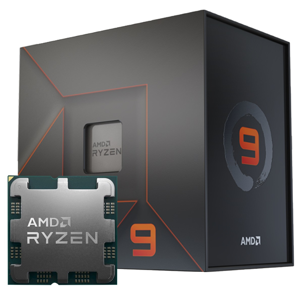 Processador AMD Ryzen 9 7900X 4.7GHz 5.6GHz Turbo, 12-Cores 24-Threads, AM5, Sem Cooler, 100-100000589WOZ - Computers & Accessories