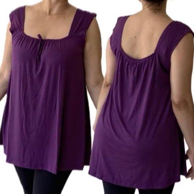 Blusa regata plus size veste 54ao62 tampa o bumbum com elástico blusinha feminina tamanho único grande soltinha em Oferta na Shopee