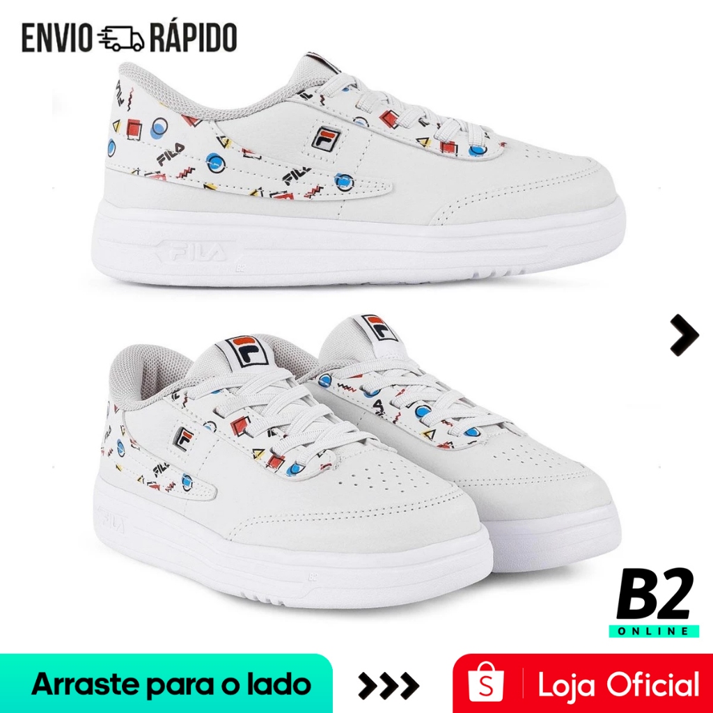 Tênis Fila Tennis 88 Feminino Infantil Original Com Nota Fiscal e Garantia