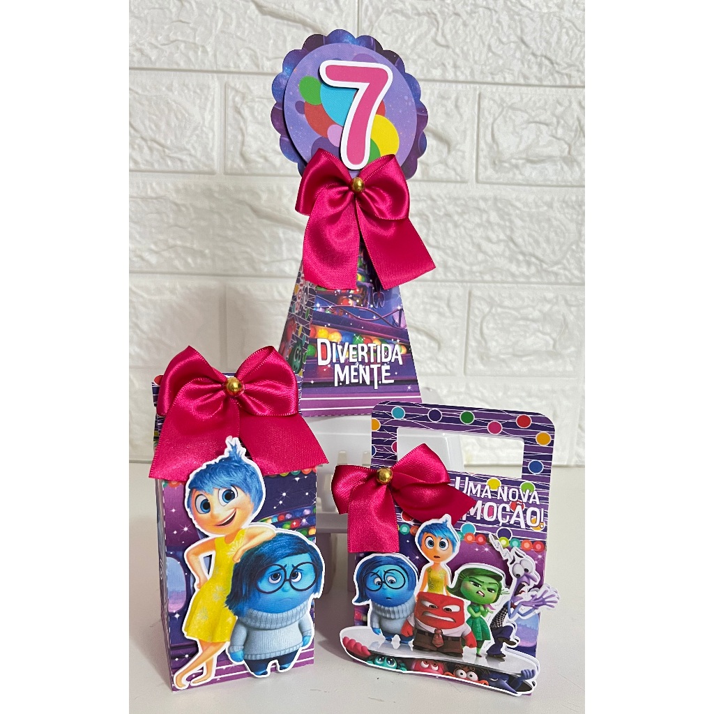 kit Personalizados Divertidamente | Lembrancinhas Divertidamente | aniversário Divertidamente | Divertidamente
