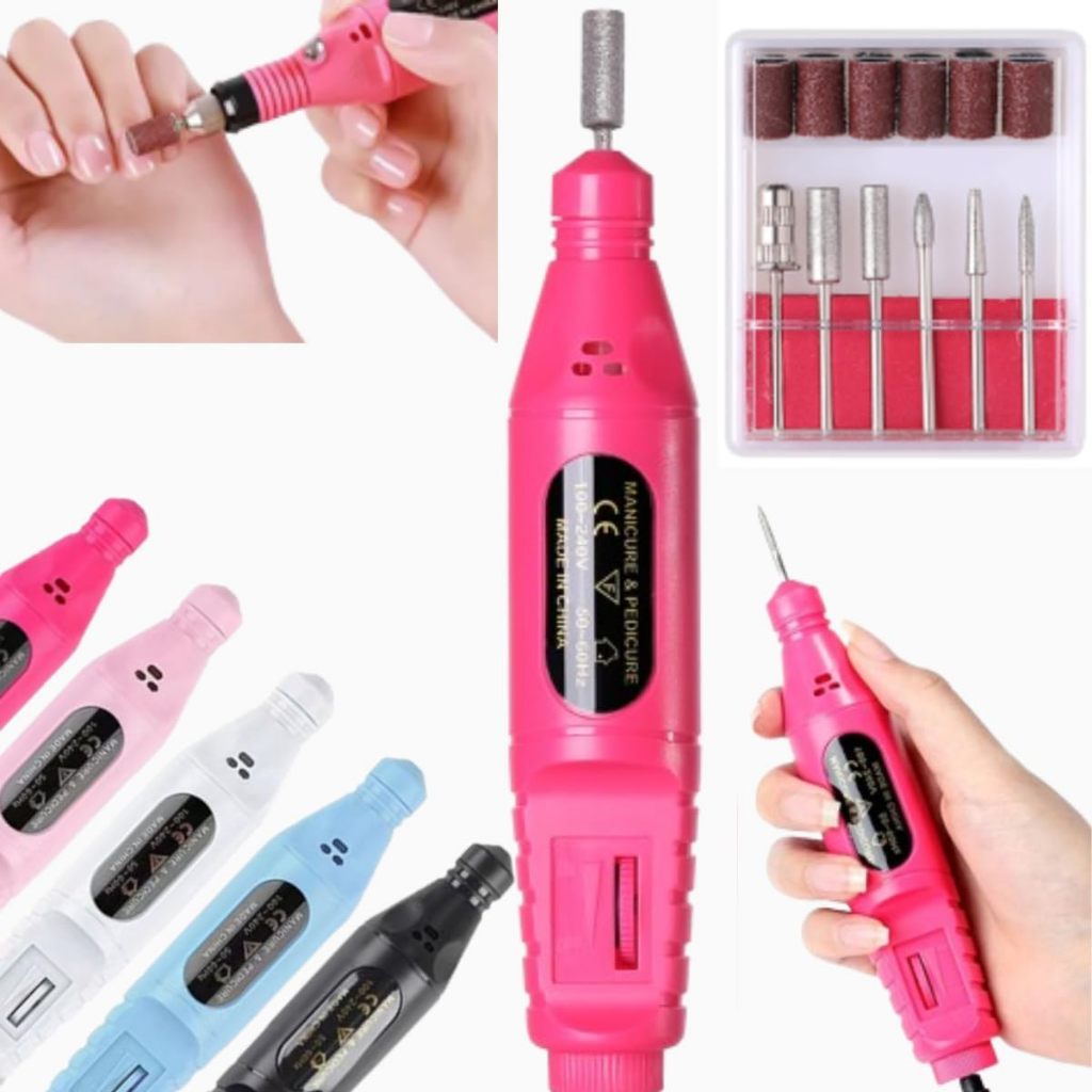 Lixadeira Lixa Motor De Unha Elétrica Alongamento Acrílico Lixa Elétrica Pedicure 110v/220v