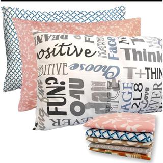 Kit 10 Fronhas para Travesseiros 70cm x 50cm Estampas Sortidas 150 Fios em Oferta na Shopee