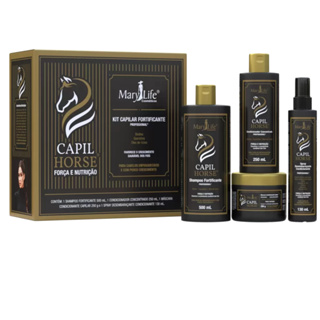 🔥Kit Capilar Fortificante Capil Horse Mary Life – Crescimento e Força para os Cabelos em Oferta na Shopee