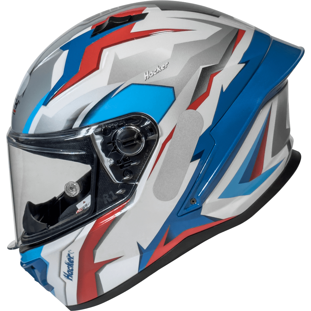 Capacete Moto Esportivo Gp Tech Hacker Viseira Easy Fit - Spare Parts and Accessories for Vehicles