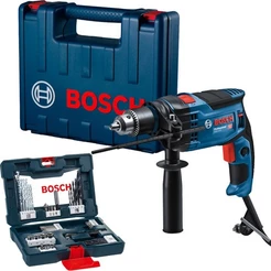Kit Furadeira Impacto Bosch GSB 16 RE 110V 850W + V-Line 41 Pc