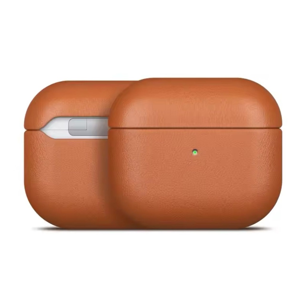 Capa Case Couro Premium Compatível Com Fone AirPods 4 Geração