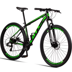 Bicicleta Aro 29 GT Sprint MX7 21V index Freio Disco Alumínio Suspensão Aero MTB