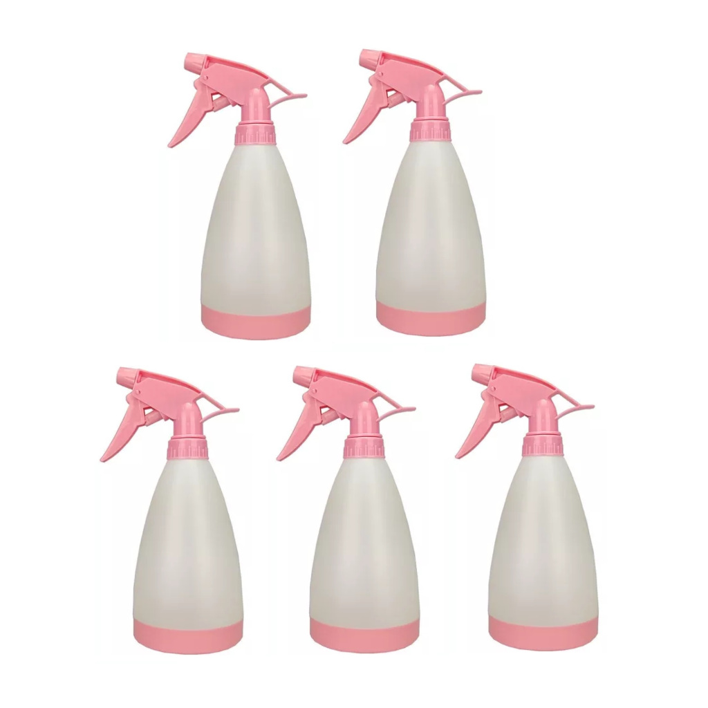 Kit 5 Borrifadores Pulverizadores 500ML Branco Spray em Oferta na Shopee