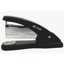 Grampeador de Mesa V425 Manual 25 Folhas Papel Escritório Escolar Grampos Preto